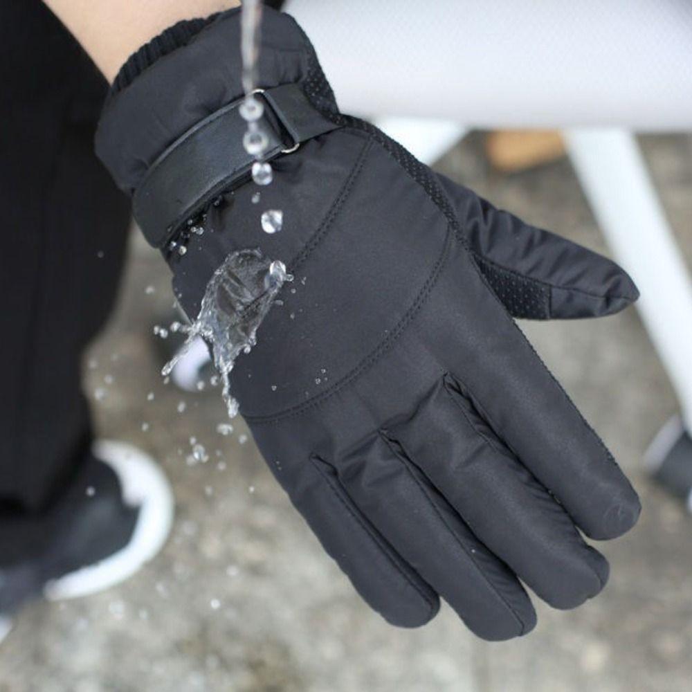 Сохраняющие тепло мужские варежки, многофункциональные перчатки для вождения, подарок, зимние лыжные перчатки, лыжные