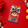 Chinese Lunar Year Red Envelope Bag Hong Bao Best Wishes Pouch Pocket Spring Festival Envelopes