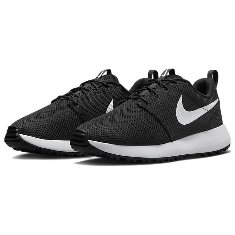 Nike Roshe Golf Next Nature 'Черный Белый' (унисекс) Черно-белые Гольф-ботинки DV1202 010