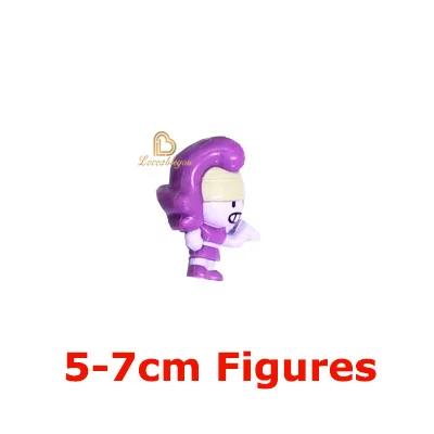 24pcs Anime Mini Figures Accessories Charms Poco Spike Nita Cute Cartoon Heroes Model Toys Game Collectibles for Children Gift