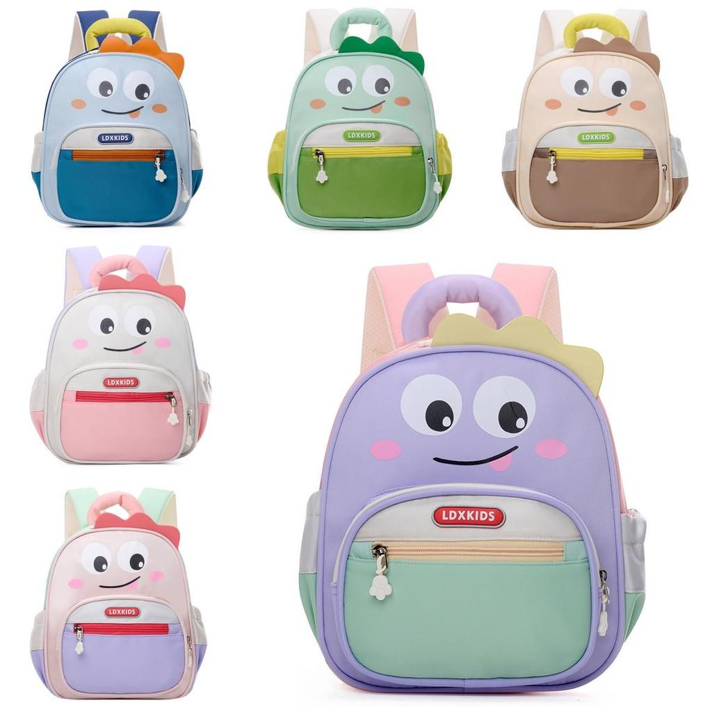 Childrens Cute Backpack Cartoon Design Unisex Student School Bag Kids Waterproof