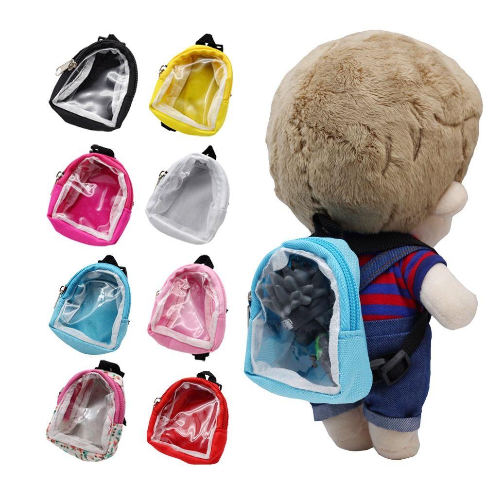 Rucksack Miniature Doll Bag Miniature Doll Bag Toys Travel Case Keychain Doll Backpack Kids Gift