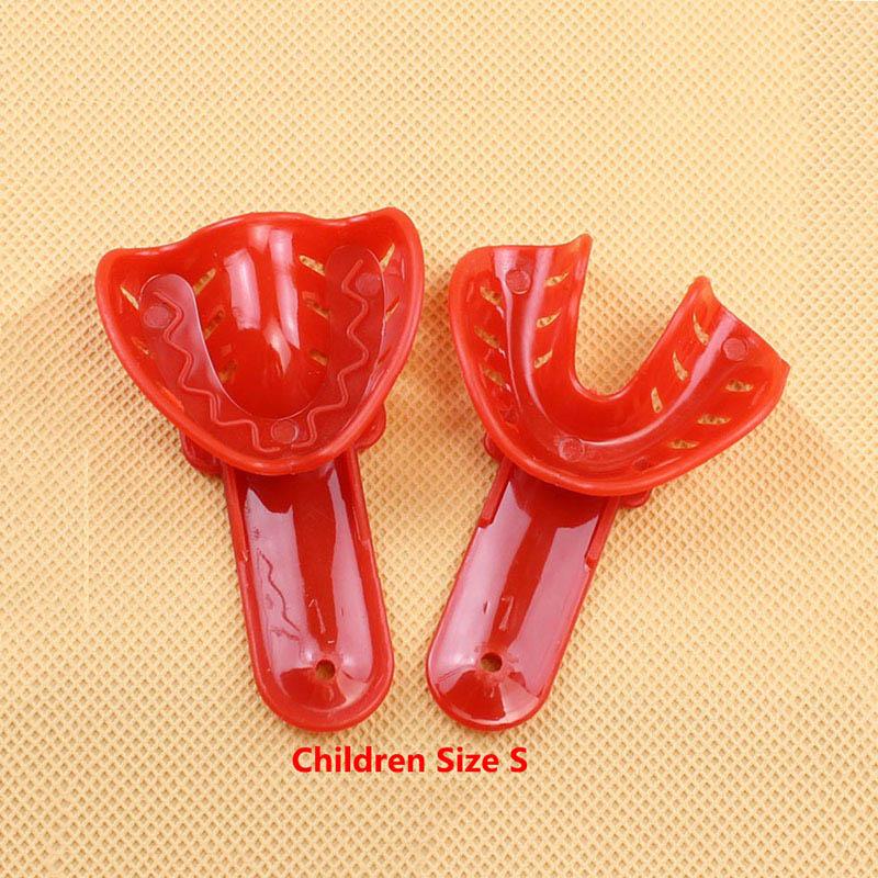 Стоматологические лотки для слепков, набор держателей для зубов, стоматологические лабораторные инструменты, взрослые/дети, разные цвета