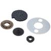 Chain and Sprocket Kit 54T 4 Holes Sprocket 25T Sprocket 116 Links Chain Flywheel Connector for Bike Accessories