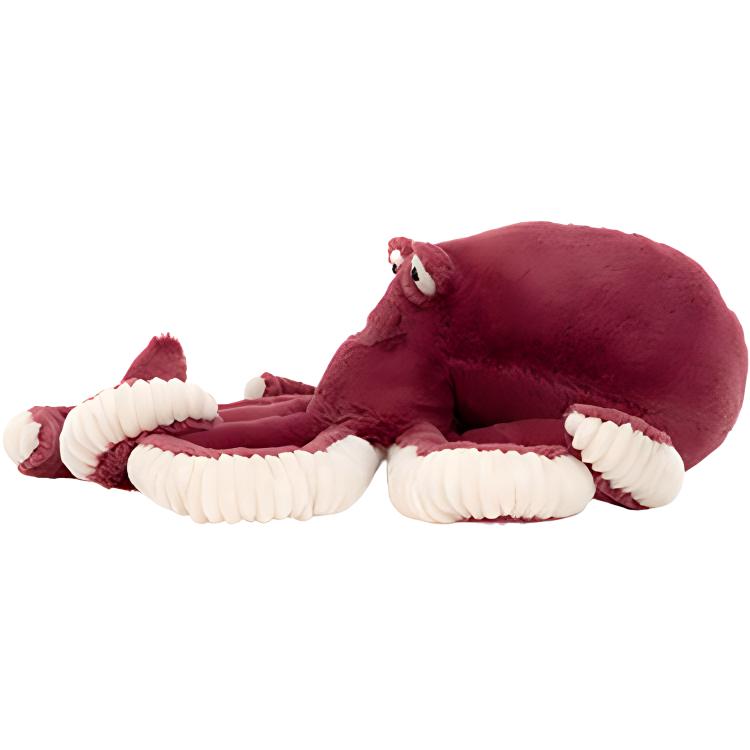 Jellycat Животное Оби Осьминог Креативная Красная Кукла Плюшевая Фигурка Высотой 27 см