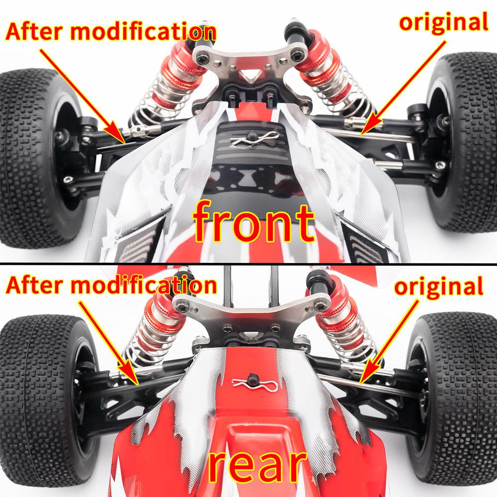 TRINOOD Steel Front and Rear CVD Drive Shaft For 1/14 WLtoys 144001 1/12 12428 1/18 A959-B RC Car Upgrade Parts Accessories