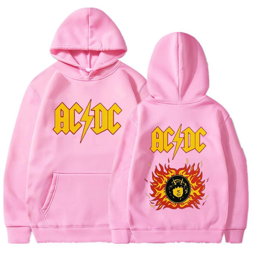 2024 Осень-зима ac pwdup live dc print Hoodie Manner Pullover Sweatshirt Retro Fashion Oversize Hoodies Punk Streetwear