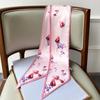 Luxury Long Silk Scarf Female Animal Horse Print Thin Narrow Scarf Bag Hair Band Ribbon Scarfs Women Neckerchief