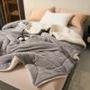 Autumn Winter Warm Fleece Blanket for Bed Queen Size Super Soft Imitation Lambswool Thick Blanket Cozy Plush Couch Throw Blanket