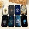 Чехол для телефона C-Compass S-Sailor для Samsung A73,A21s,A22,A31,A32,A52,A53,A71,A80,Мягкий черный корпус