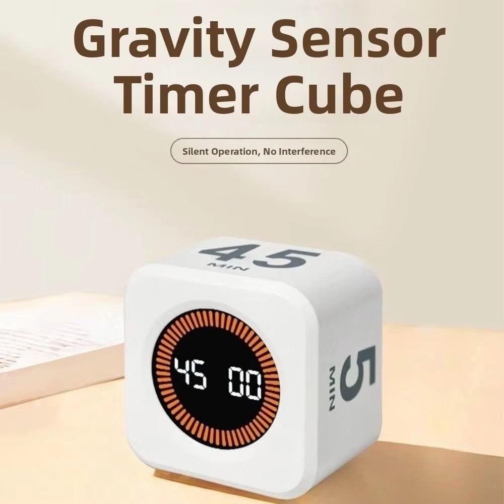 Digital Display Time Management Timer Gravity Sensor Study Timer For Kitchen Cooking Study