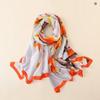 180*90CM Fashion Dustproof Big Bandanna Popular Satin Finish Silk Shawls Scarves Luxury Print Sunscreen Beach Towel