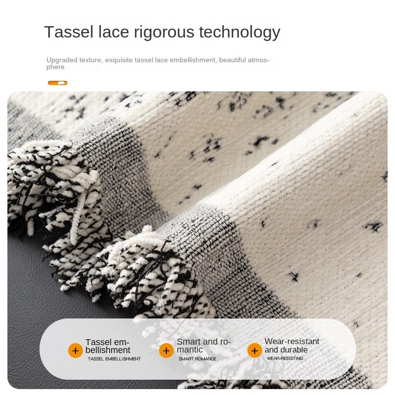 Ins Advanced Geometry Современный чехол для дивана Ткань Синель Диванный шарф Устойчивый к царапинам чехол для дивана Чехол Все сезоны Универсальный