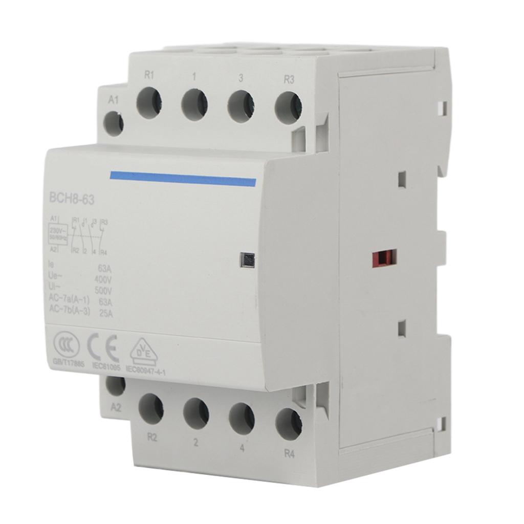 4P 63A 24V 230V 50 60Hz Бытовой AC контактор 2НО2НЗ (230 В переменного тока)