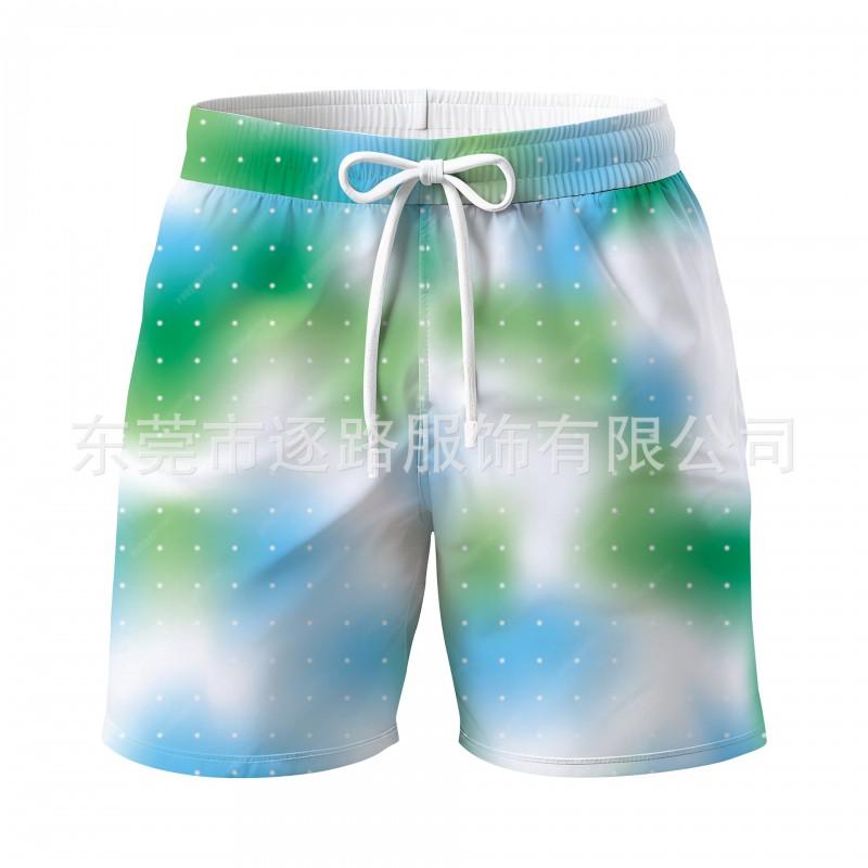 Mens Quick Dry Beach Shorts Loose Fit Swim Trunks Surfing Swimming