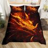 Scientisfictional Dragon Duvet Cover Set Colorful Graffiti Bed Linen Set Bohemia Comforter Bedding Set Bedroom Set Queen