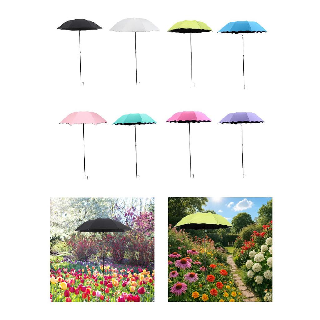 Plant Umbrella Outdoor Table Market Umbrella Sturdy Plant Shade for Vegetables Garden Bed Patio Flowers Potted Plants Pool
