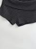 American Striped High-Waist Spicy Girl Summer Sports Hot Pants - Women's Casual Home Wear