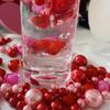 Наполнитель для вазы на день святого Валентина, яркие цвета, многоразовые плавающие бусины, наполнители для ваз в форме сердца, аксессуары для вечеринок, секс-одежда для взрослых