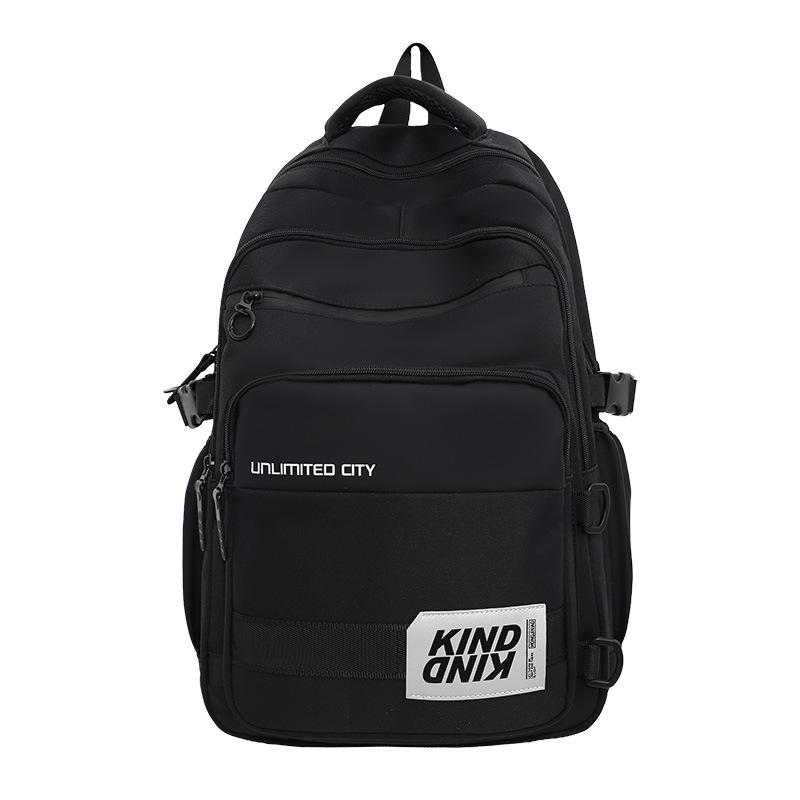 Мужской рюкзак большой вместимости для учеников младших классов средней школы, школьная сумка, женский рюкзак с цветными блоками