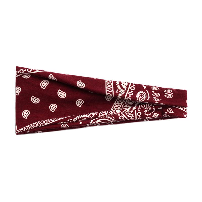Boho Headbands for Women Fashion Headband Yoga Workout Head Bands Hair Accessories Non Slip Band Sport Headwrap Running Elastic Hairbands