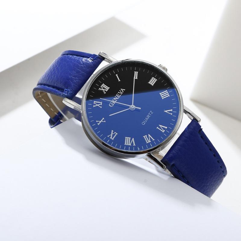 Wish Watch Мужские Blu-ray Business Casual Ремешок Подарок Раздача Мужские Часы Кварцевые Часы