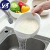Rice Sieve Plastic Colander Kitchen Drain Basket with Handles Rice Bowl Strainer Strainer Basket Sink Drain Kitchen Tools