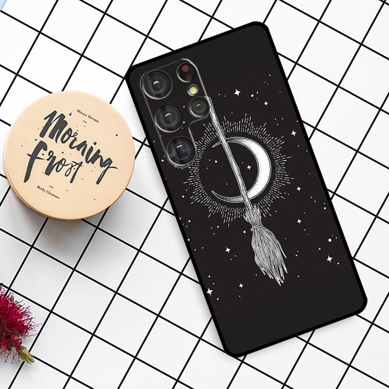 Магический кот Чехол для Хэллоуина Для Samsung Galaxy S24 FE S20 FE S21 S22 S23 S24 S25 Ultra S9 S10 S25 Plus Чехол для телефона