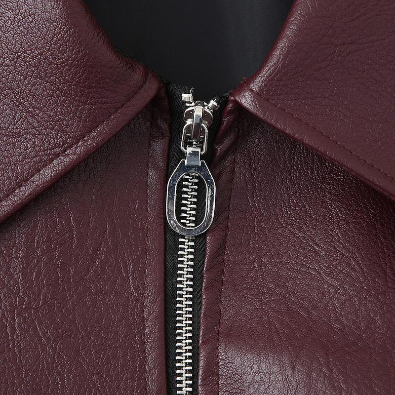 Kaslead New Arrival Women's Clothing Fashion Style Fashion Minimalist Versatile Casual Long Sleeve Leather Jacket Coat