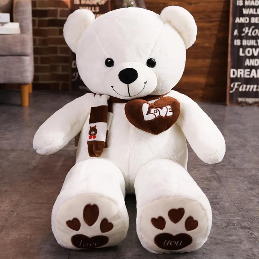 Высокое качество 4 цвета плюшевый медведь с шарфом мягкие игрушки медведь плюшевые игрушки кукла подушка дети влюбленные день рождения ребенок подарок