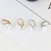 Earrings Cute Korea Women Fashion Ear Studs Elegant Wedding Party Pearl Jewelry Temperament Light Luxury Niche High Design Stud Earrings