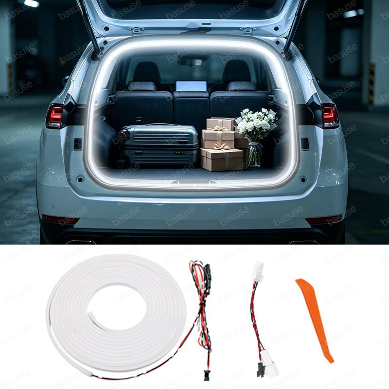 FOR HAVAL H6 3TH Car Trunk Ambient Light Outdoor Camping Lighting Silicone Led Light Strips Decorative Light