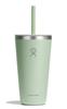 All Around Tumbler with Straw Lid, 28oz (828ml) Stainless Steel, Aloe Vera Insulated Cup (Official Japanese Product)