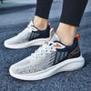New Men's Shoes Fashion Trend Running Shoes Light and Breathable Casual Sports Shoes Men's Large Size Non-slip and Wear-resistant Running Shoes