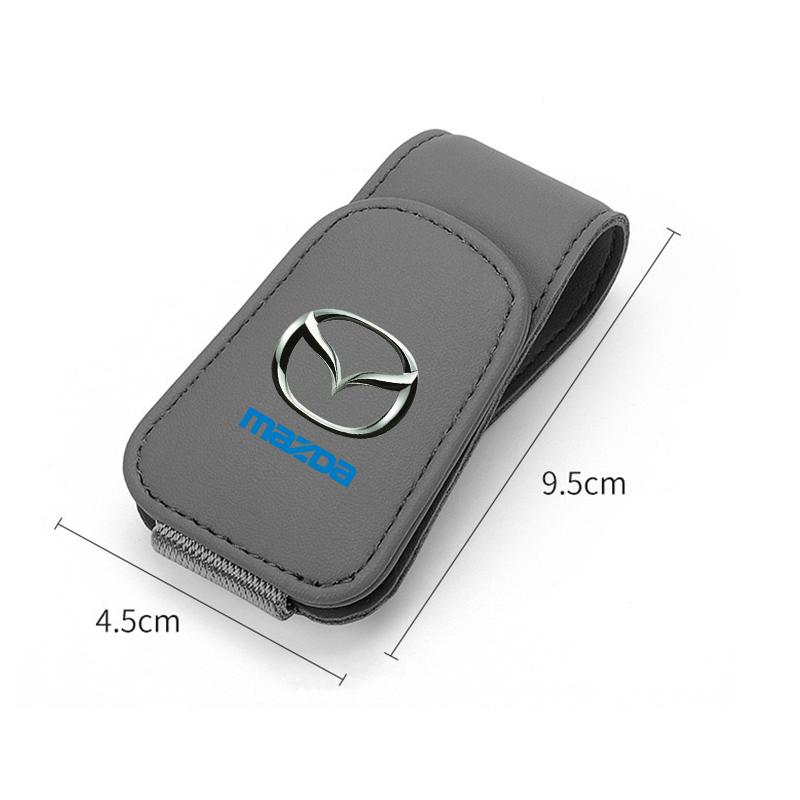 Car Sunshades Glasses Case for Mazda 3 bk bl 323 Axela Atenza CX-3 CX-4 CX5 CX-7 Strong Magnet Sunglasses Holder Glasses Clip b56