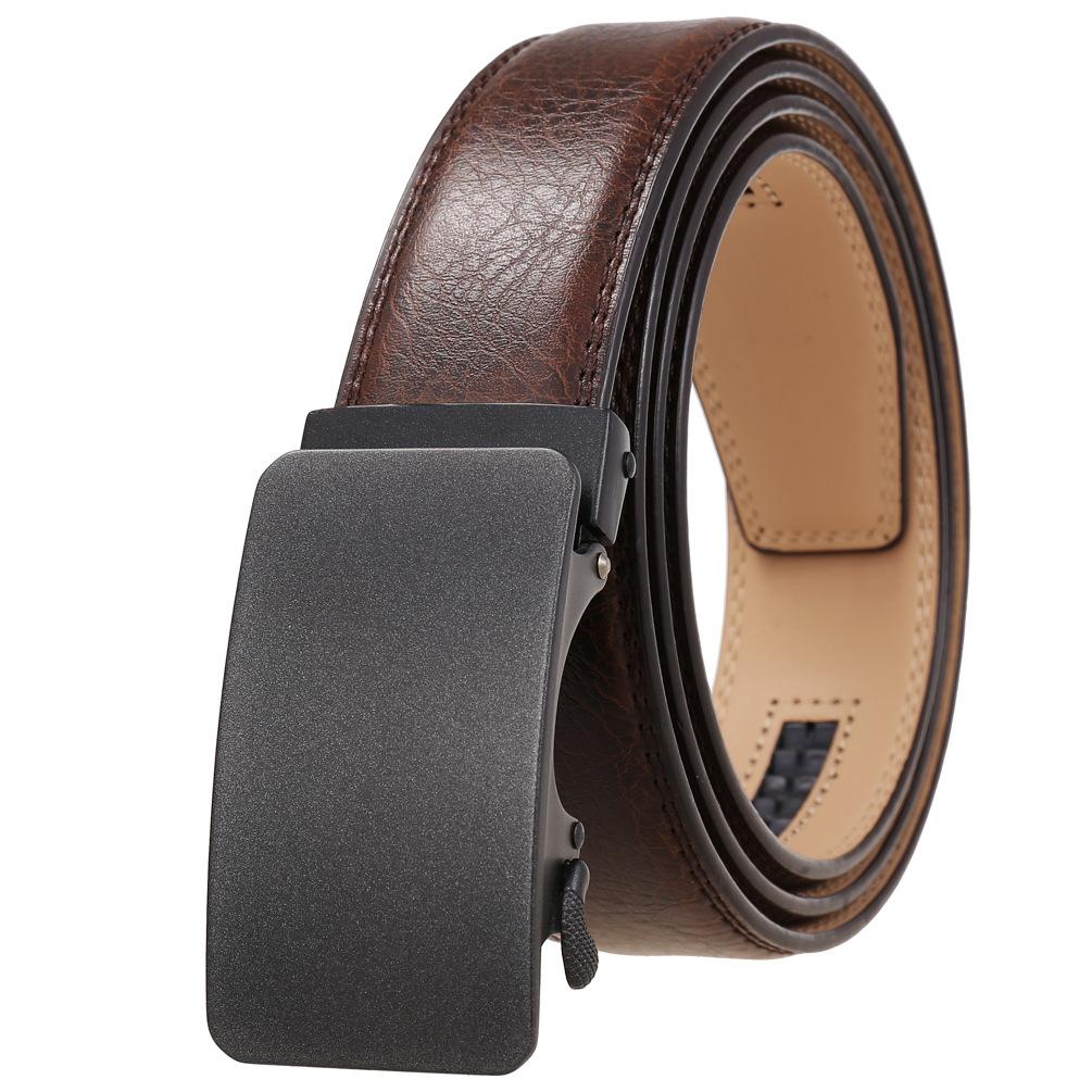 1шт. Ремень с автоматической пряжкой, мужской ремень из коровьей кожи, модный ремень, ремень Ly36-0101-1