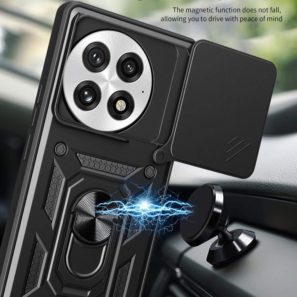 Чехол-подставка Armor Case для OnePlus 13 5G One Plus Cover с защитным кольцом для объектива Magnetic Holder Coque Fundas