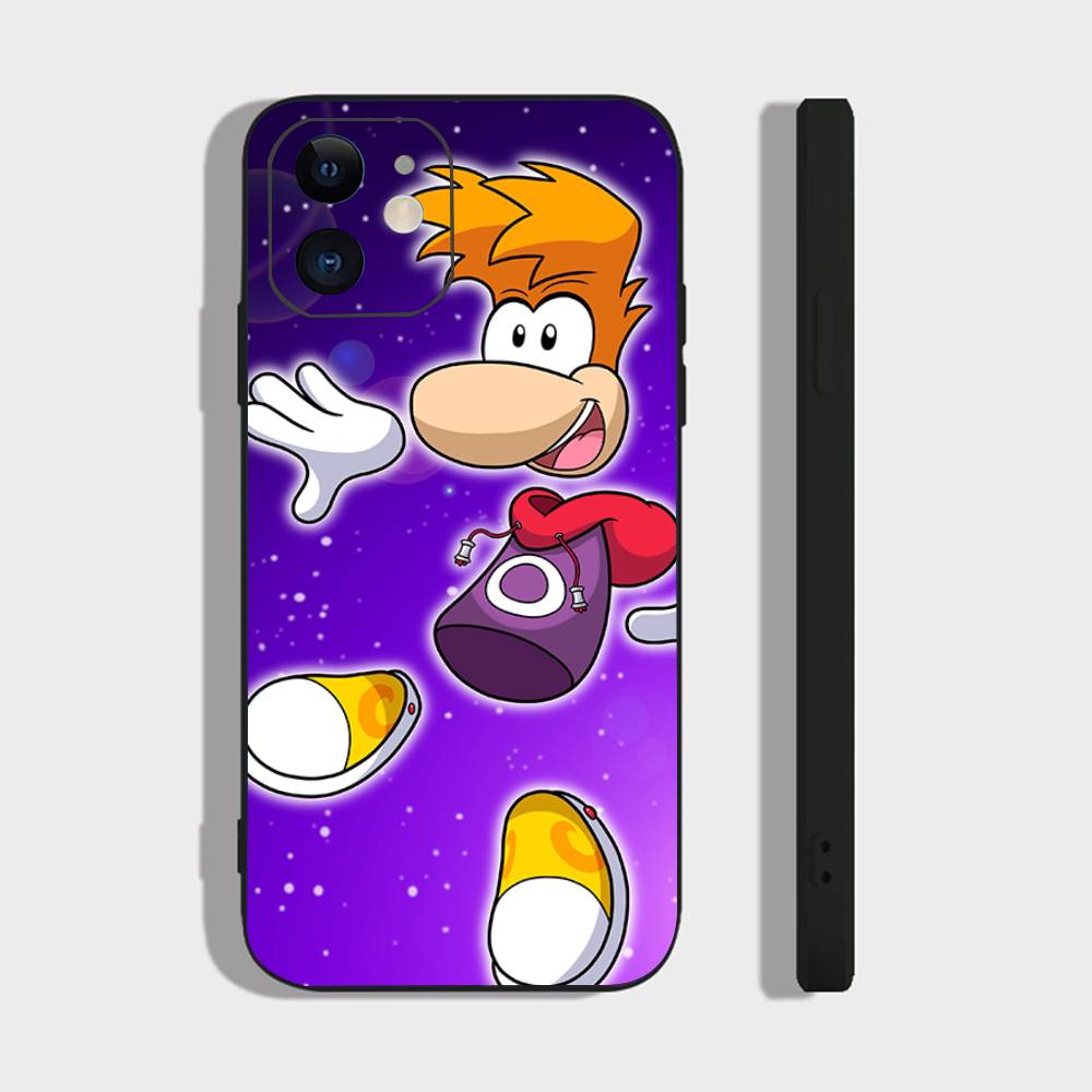 Anime R-Rayman Legends Phone Case For IPhone 17 Air 16 15 14 13 Pro Max 11 12 Black Silicone Cover
