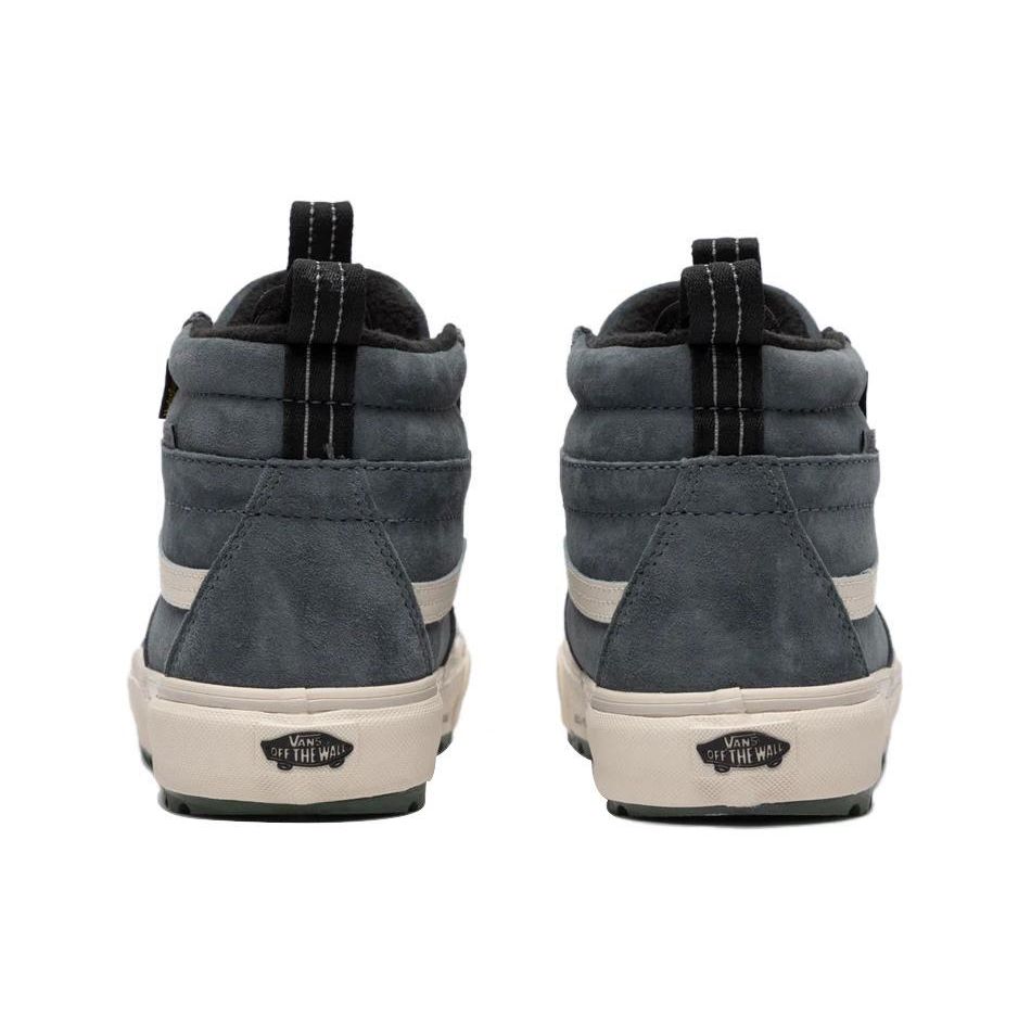 Vans Sk8 Hi Mte-2 Laced Comfortable Versatile High-Top Skate Shoes Unisex Skate Shoes Blue White VN0007NKG0Z