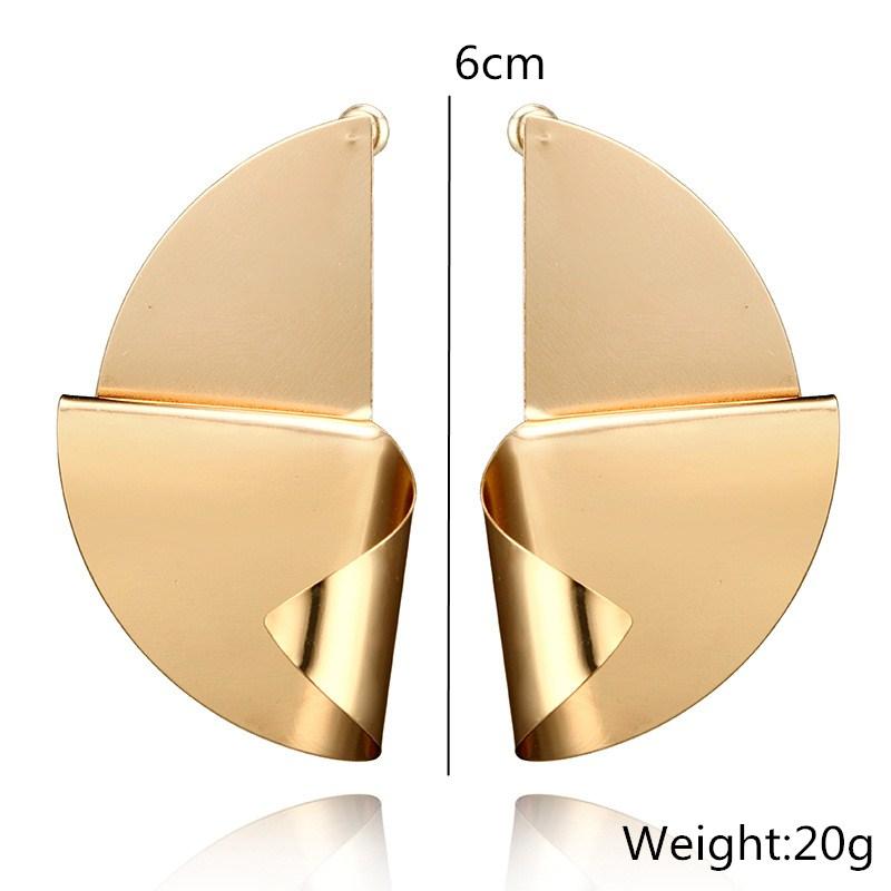 Металлические массивные серьги в стиле ретро для женщин, модные европейские длинные серьги с круглыми звездами и квадратами неправильной геометрии, длинные серьги, ювелирные изделия