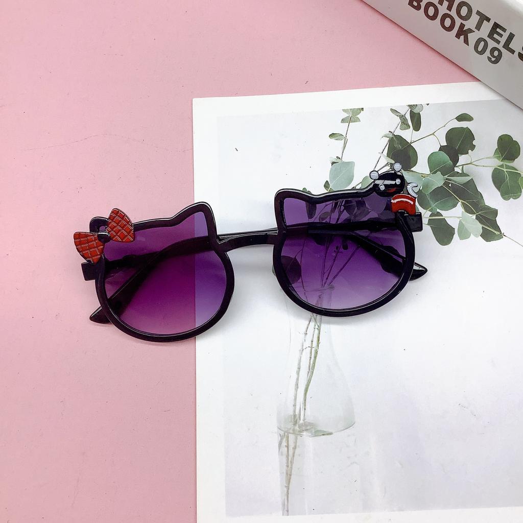 Fashion Children'S Sunglasses Cute Bow Cute Treasure Sunglasses Uv-Proof Children'S Boys And Girls Glasses