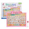 Thai English Language Reading Book Learning Ebook Voice Reading Book Educational Study Toy(Pink )