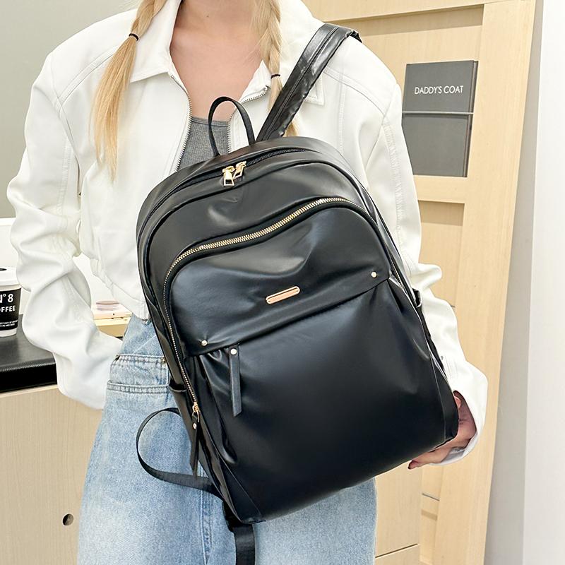 Рюкзак мужской и женский легкий рюкзак для путешествий большой емкости ПУ школьный рюкзак