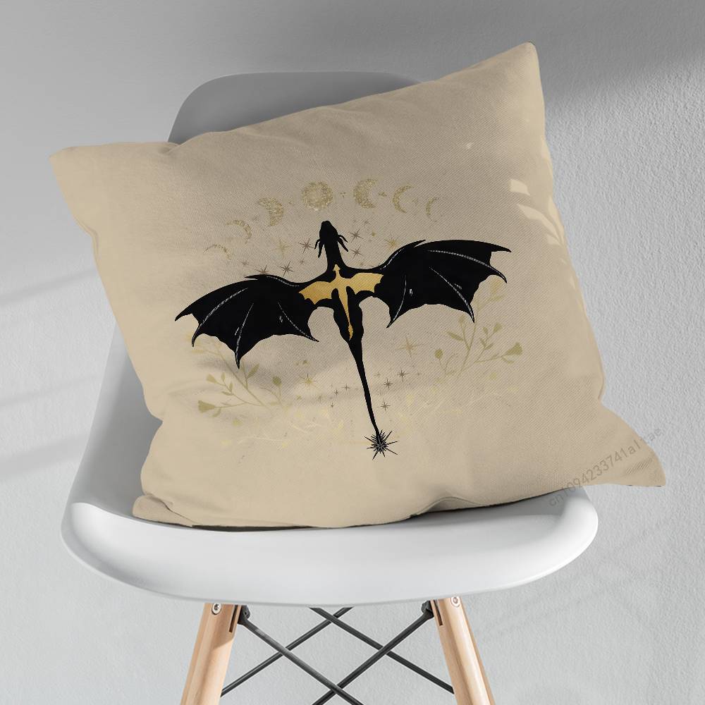 Art FFourth WWing Novel pillow over living room sofa cushion cover home decoration bedroom room bed pillow cover