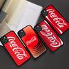 Модный чехол для телефона с логотипом C-Coca C-Cola Для IPhone 16 Pro Max 15 14 Plus 14 13 12 11 17 PC+TPU Задняя крышка