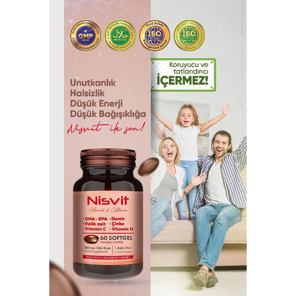 Мультивитамины, содержащие омега-3, Epa-Dha, железо, фолиевую кислоту, витамины B, C, D, E, цинк, йод.