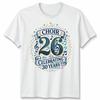 Футболка Choir Voices 26, посвященная 30-летию, синий дизайн с музыкой, унисекс, подарок