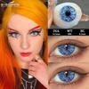 Eyeshare 1 пара контактных линз на Хэллоуин 14,5 мм «Слепой глаз» аниме годовые натуральные цветные контактные линзы