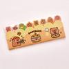 1 Piece Kawaii Stationery Kapibala Cartoon Marker Memo Pad Capybara Bookmark Flags Index Tab Sticky Notes Stickers