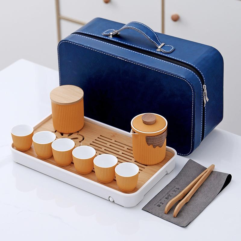 Креативный сувенир Гочао Керамический Портативный Дорожный Чайный Набор Бизнес Компания Высококлассные Подарки